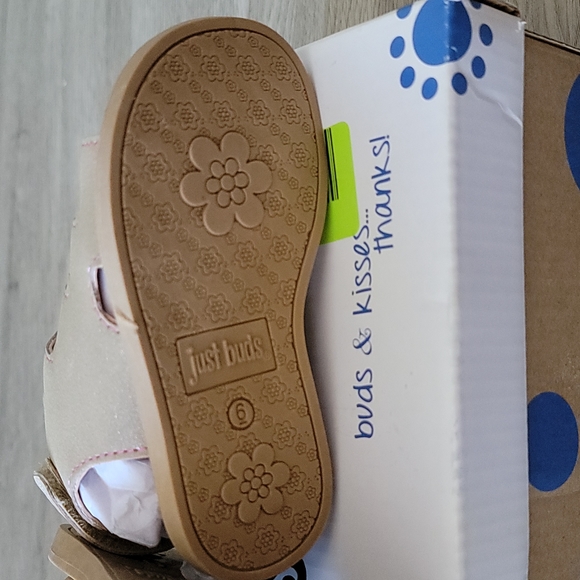 Just Buds Jordyn Toddler Gladiator Tan Sandals - Picture 5 of 6